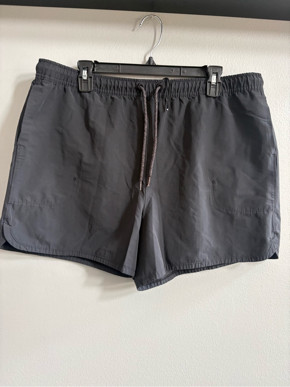 allbirds Black Elastic Waist Shorts